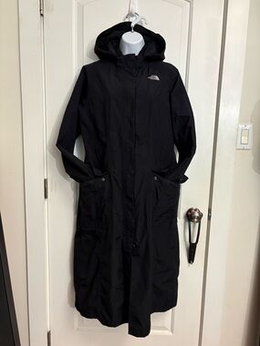The North Face Women’s Black Long Waterproof Hooded Coat